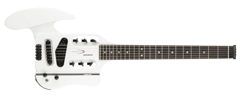Speedster Hot-Rod V2 Electric Travel Guitar - White