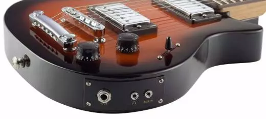 Sonic L-22 Travel Electric Guitar w/ Gig Bag - Sunburst