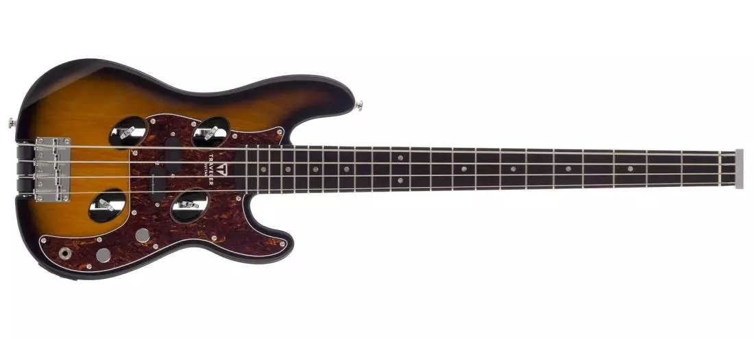 TB-4P Bass Travel Guitar w/ Gig Bag - Sunburst