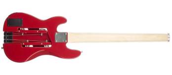 TB-4P Bass Travel Guitar w/ Gig Bag - Red