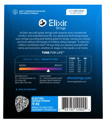 NANOWEB Electric Super Light Strings 9-42