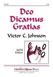 Heritage Music Press - Deo Dicamus Gratias - Johnson - SATB