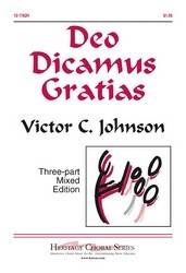 Heritage Music Press - Deo Dicamus Gratias - Johnson - 3pt Mixed