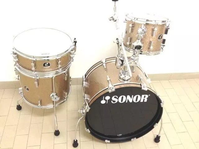 Player SSE14 4-Piece Shell Pack 20/10/14/14 - Gold Galaxy Sparkle