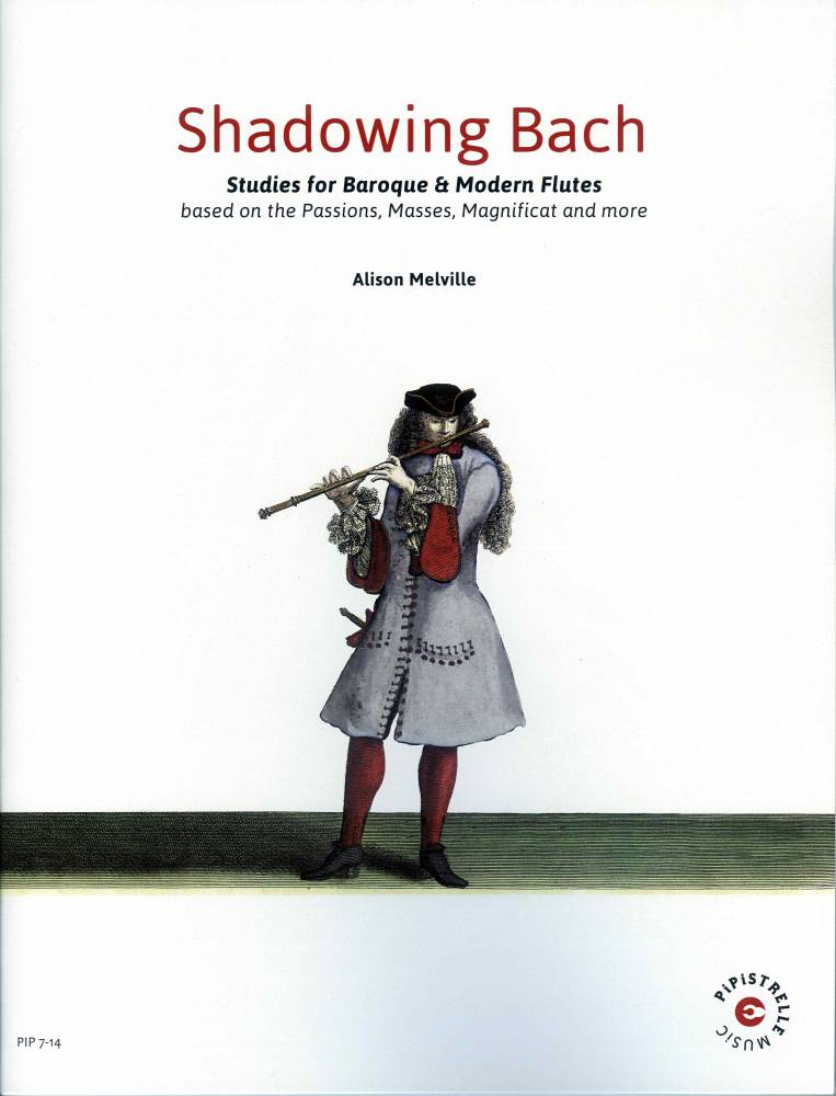 Shadowing Bach: Studies for Baroque and Modern Flutes - Bach/Melville - Book