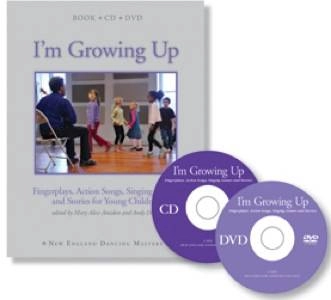 New England Dancing Masters - Im Growing Up - Fingerplays, Action Songs, Singing Games and Stories for Young Children - Davis/Brass/Amidon - Book/CD/DVD