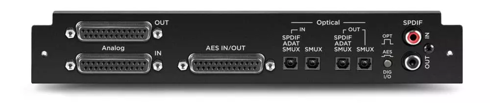 8x8 Analog I/O + 8x8 AES/Optical Module for Symphony I/O