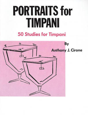 Portraits for Timpani - Cirone - Book