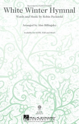 Hal Leonard - White Winter Hymnal - Peckhold/Billingsley - SAB