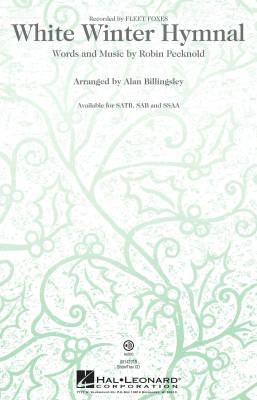Hal Leonard - White Winter Hymnal - Peckhold/Billingsley - SSAA