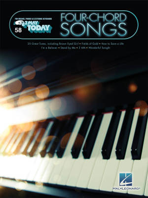Four-Chord Songs: E-Z Play Today Volume 58 - Electronic Keyboard - Book