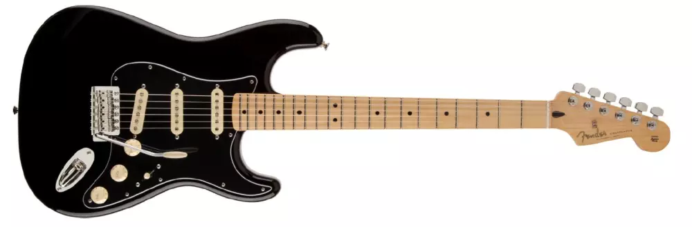 FSR SE Standard Stratocaster w/ Maple Neck - Black