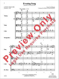Evening Song - Haydn/Sieving - String Orchestra - Gr. 3