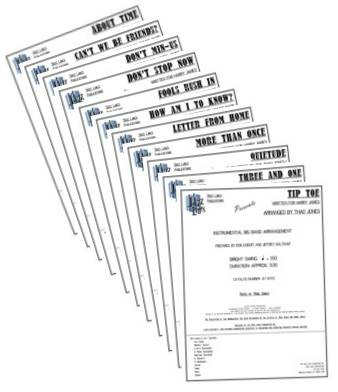 Jazz Lines Publications - Thad Jones Jazz Lines Publications Series: Complete Set Of Eleven Arrangements - Jones - Jazz Ensemble - Gr. Medium to Advanced