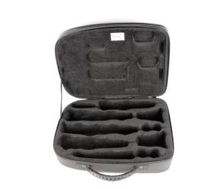 Trekking Double Clarinet Case (Bb & A) - Black Carbon