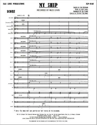 My Ship - Evans/Sultanof - Jazz Ensemble - Gr. Difficult