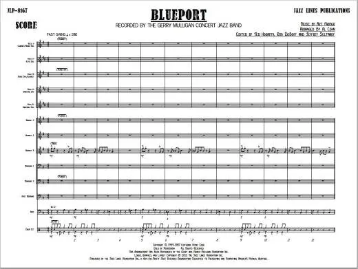 Blueport - Farmer/Cohn - Jazz Ensemble - Gr. Medium