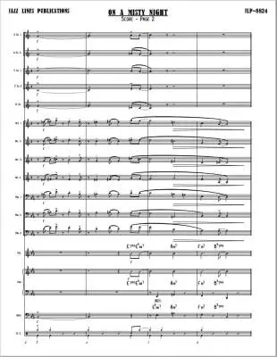 On A Misty Night - Dameron/Sultanof - Jazz Ensemble - Gr. Difficult