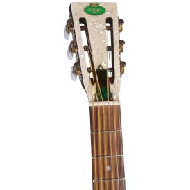 Triolian Antiqued Nickel-Plated Steel Body Guitar w/ Slim Neck