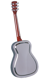 Duolian Nickel Plated Steel Body Guitar w/Slim Neck
