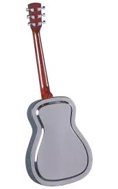 Duolian Nickel Plated Steel Body Guitar w/Slim Neck