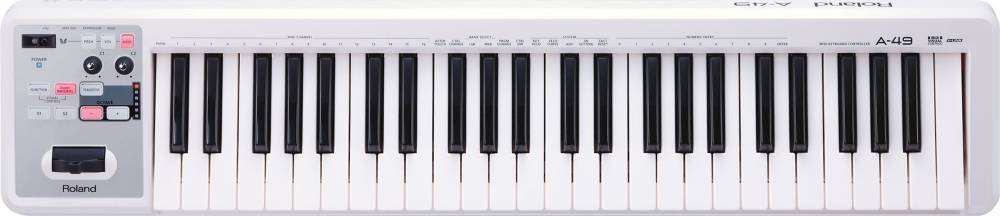 49 Key MIDI Controller - White