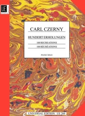 Universal Edition - 100 Recreations - Czerny - Piano - Book