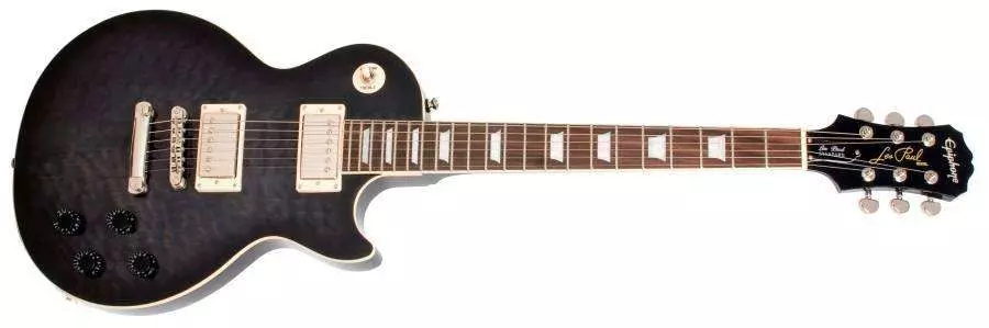 Les Paul Standard with Quilted Top - Trans Black
