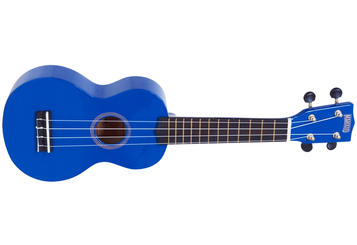 Rainbow Series Soprano Ukulele with Bag - Blue