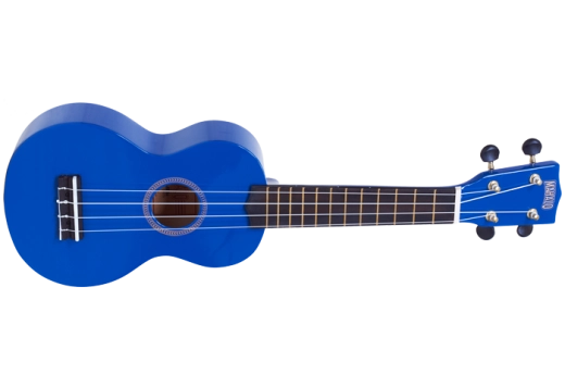 Mahalo - Rainbow Series Soprano Ukulele with Bag - Blue