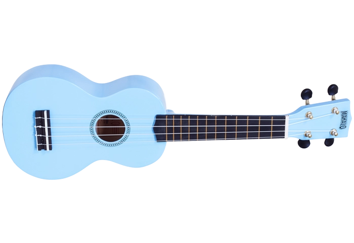 Rainbow Series Soprano Ukulele with Bag - Light Blue