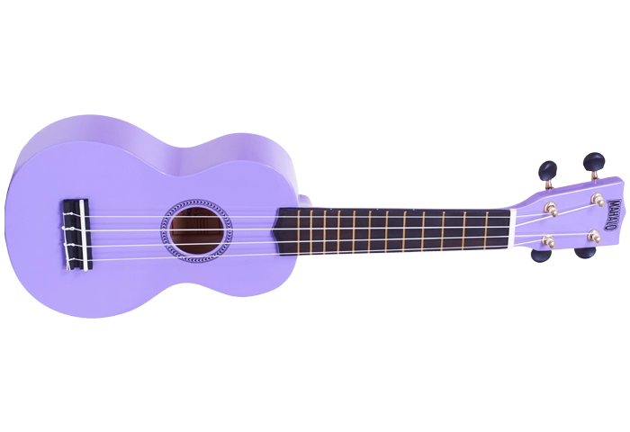 Rainbow Series Soprano Ukulele with Bag - Purple