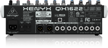 QX1622USB 16-Input USB Audio Mixer wtih Effects