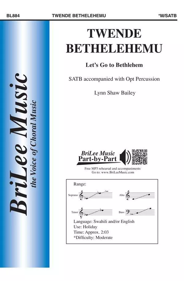Twende Bethelehemu - Bailey - SATB
