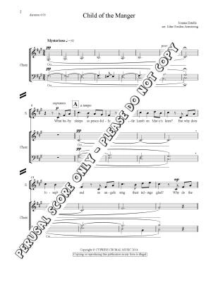Child of the Manger - Estelle/Armstrong - SATB