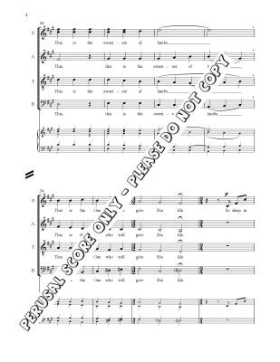 Child of the Manger - Estelle/Armstrong - SATB