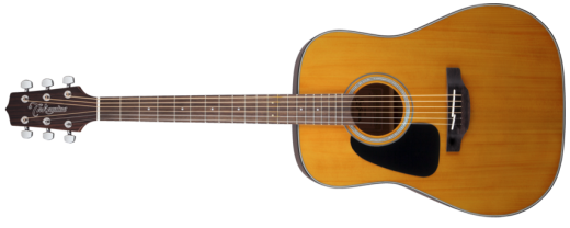 Dreadnought Solid Top Left Handed Acoustic Guitar - Natural Gloss