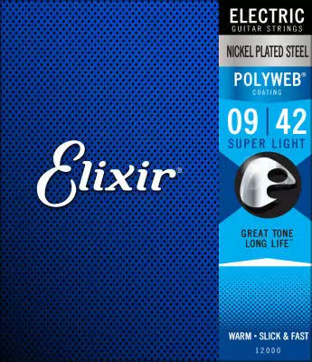 Elixir Strings - POLYWEB Electric Super Light Strings
