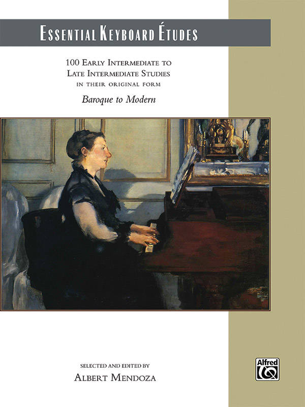 Essential Keyboard Etudes - Mendoza - Early to Late Intermediate Piano - Book