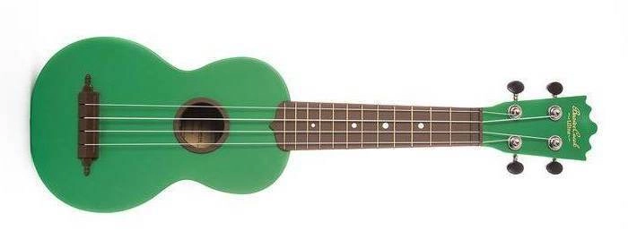 Ulina Soprano Ukulele w/Bag - Green