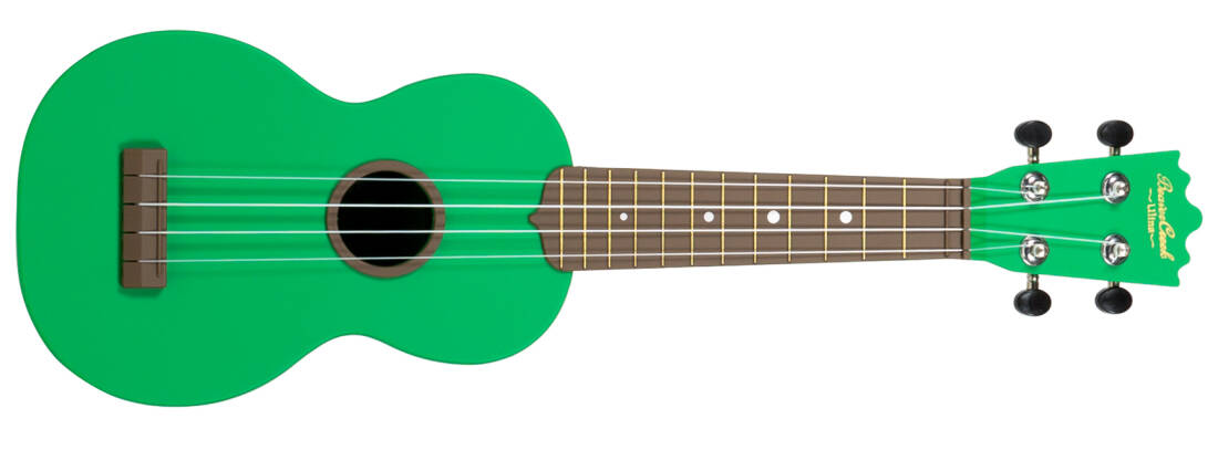 Ulina Soprano Ukulele w/Bag - Green