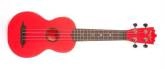 BeaverCreek - Ulina Soprano Ukulele w/Bag - Red