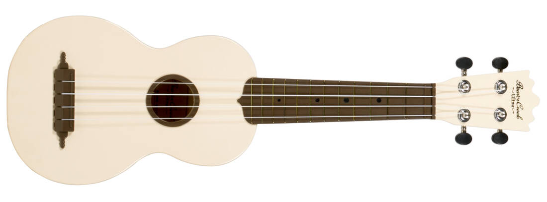 Ulina Soprano Ukulele w/Bag - White