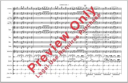 Push It - Azor/Story - Marching Band - Gr. 2