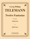 Cherry Classics - Twelve Fantasias for Euphonium - Telemann/Sauer - Book