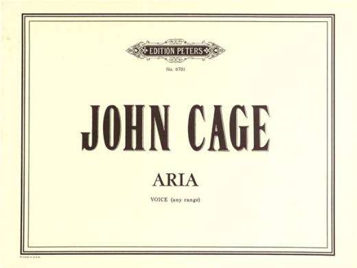 C.F. Peters Corporation - Aria - Cage - Voice