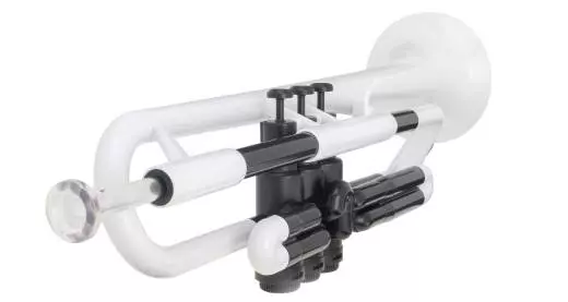 Plastic Bb Trumpet - White