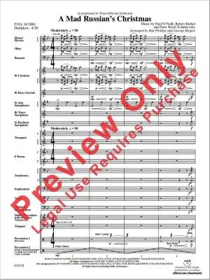 A Mad Russian\'s Christmas - Phillips/Megaw - Concert Band - Gr. 3