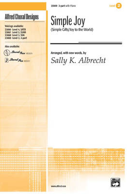 Alfred Publishing - Simple Joy (Simple Gifts/Joy to the World) - Albrecht - 2pt