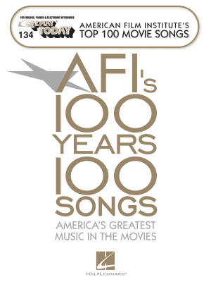 Hal Leonard - AFIs Top 100 Movie Songs: E-Z Play Today Volume 134 - Electronic Keyboard - Book